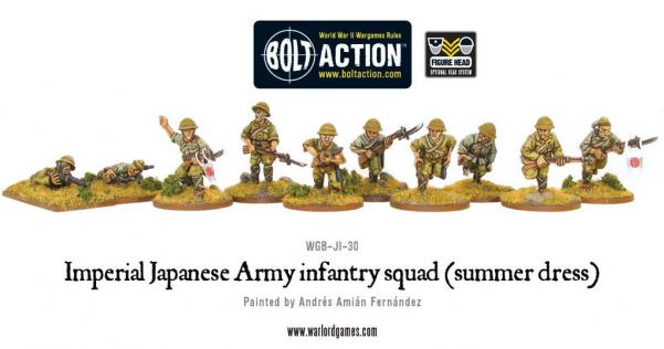 Bolt Action: Japanese: Imperial Japanese Army Infantry Squad (Summer Dress) 