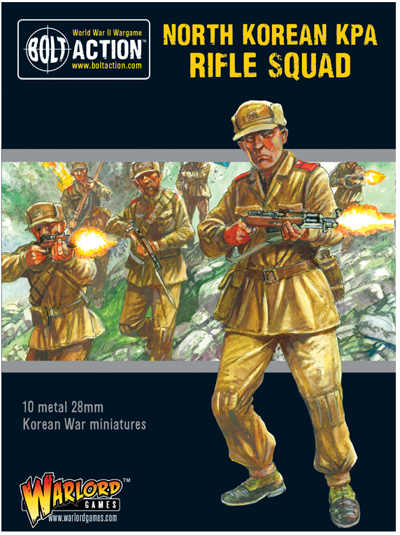 Warlord North Korean KPA LMG Squad 28 mm