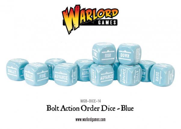Bolt Action: Orders Dice - Blue (New Style) 