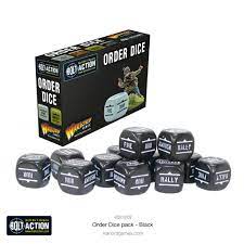 Bolt Action: Orders Dice Pack - Black 