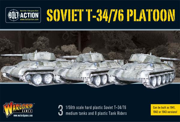 Bolt Action: Soviet: T34/76 Platoon 