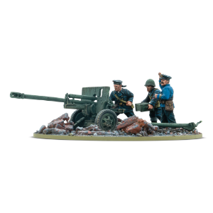 Bolt Action: Soviet: ZiS-3 Divisional Gun with Soviet Naval Brigade Crew