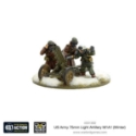 Bolt Action: USA: 75mm Light Artillery M1A1 (Winter) 