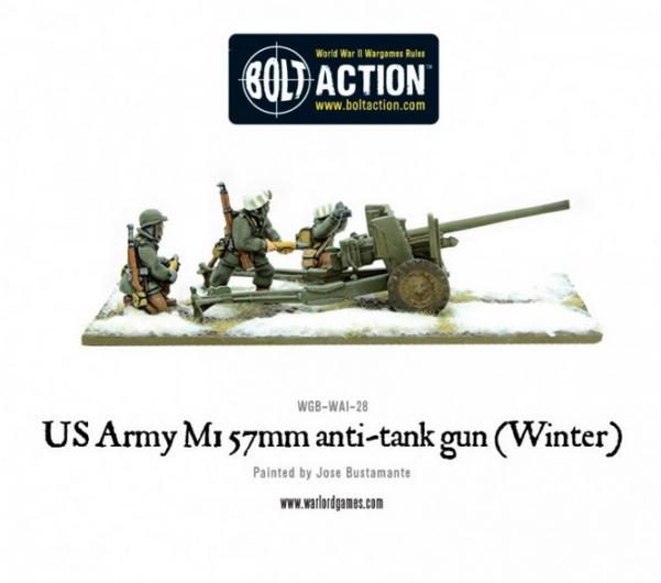 Bolt Action: USA: Army 57mm M1 Anti-Tank Gun (Winter) 