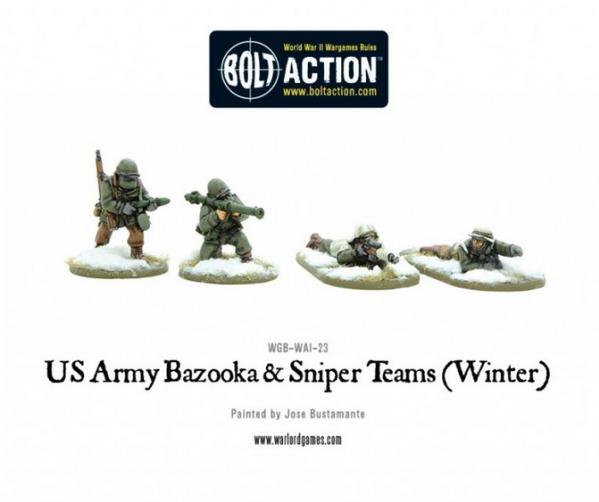 Bolt Action: USA: Army Bazooka & Sniper Teams (Winter) 