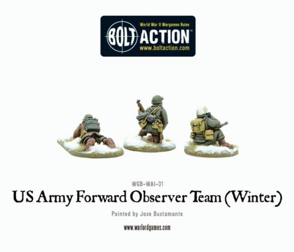 Bolt Action: USA: Army Forward Observer Team (Winter) 