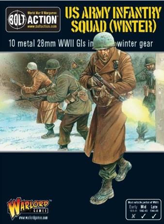 Bolt Action: USA: Army Infantry Squad (Winter) 