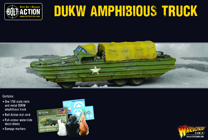 Bolt Action: USA: DUKW Amphibious Truck 