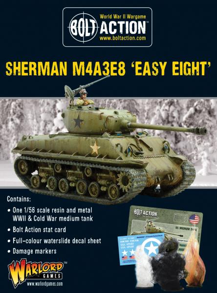 Bolt Action: USA: Sherman M4A3E8 Easy Eight 