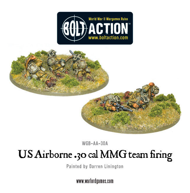 Bolt Action: USA: US Airborne 30cal Teams (Random Team - 2 Variants) 