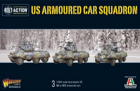 Bolt Action: USA: US Armoured Car Squadron (M8/M20 Greyhound Scout Cars) 