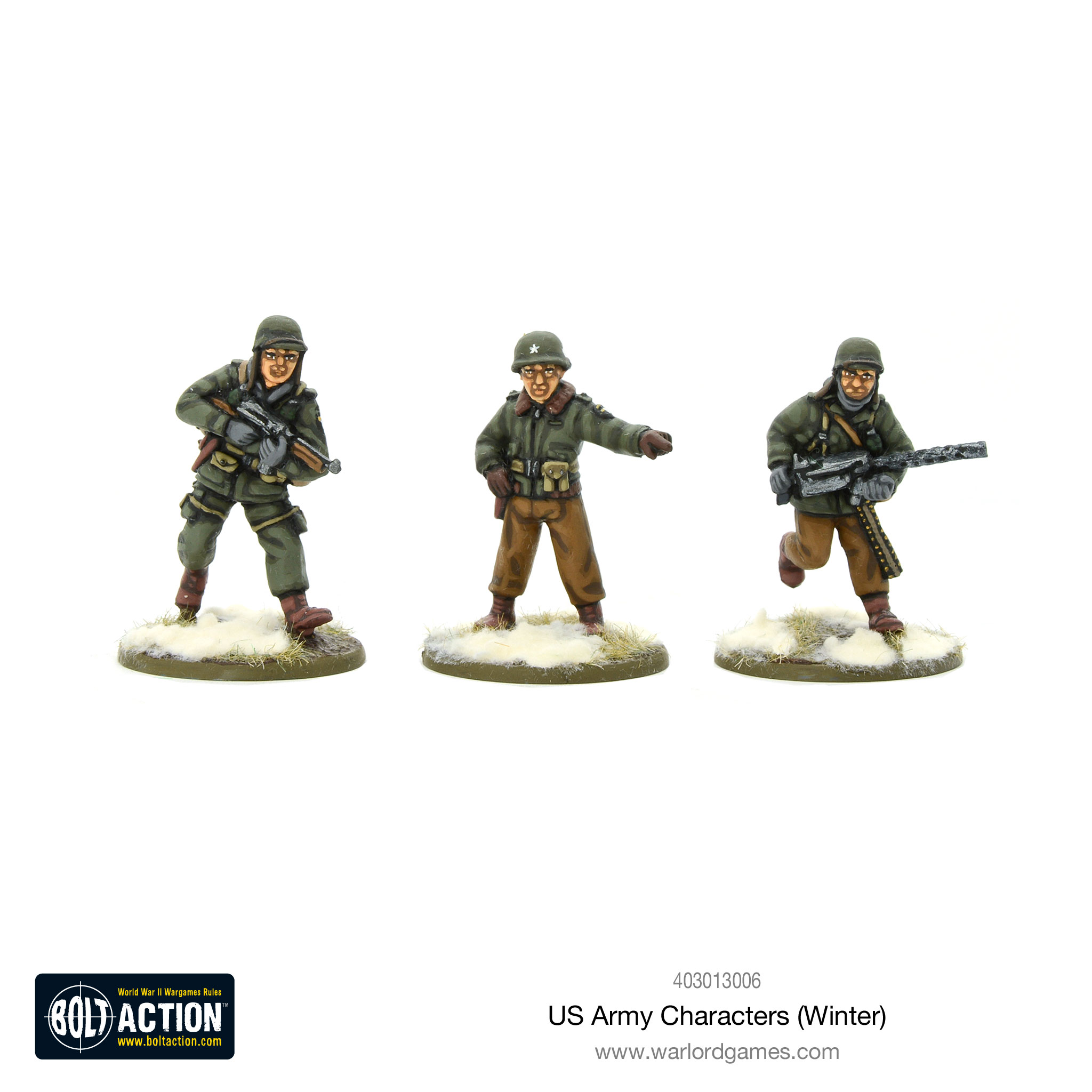 Bolt Action: USA: US Army Characters (Winter) 