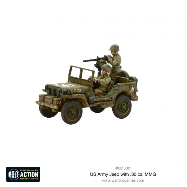 Bolt Action: USA: US Army Jeep with 30 Cal MMG 