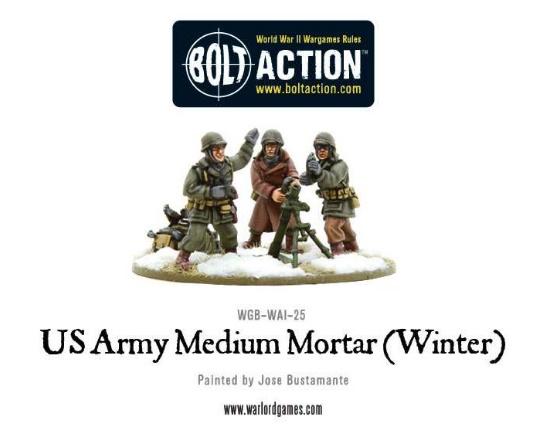 Bolt Action: USA: US Army Medium Mortar (Winter) 