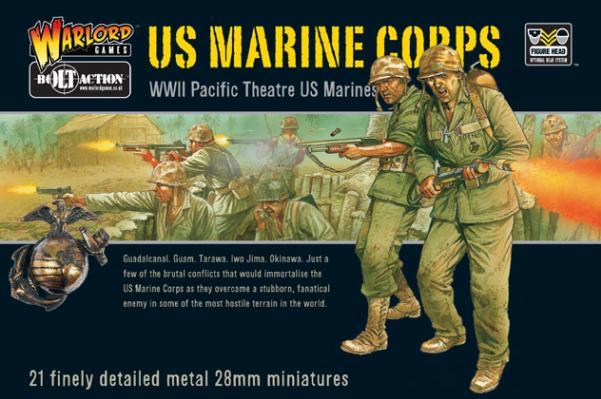 Bolt Action: USA: US Marines Box (Plastic) 