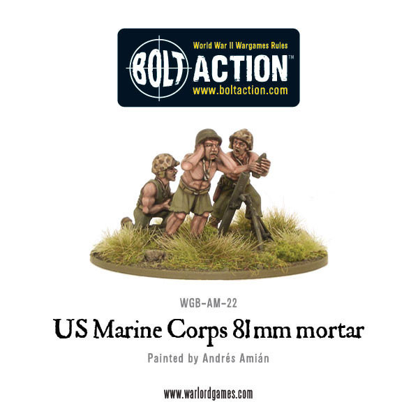 Bolt Action: USA: USMC 81mm mortar 