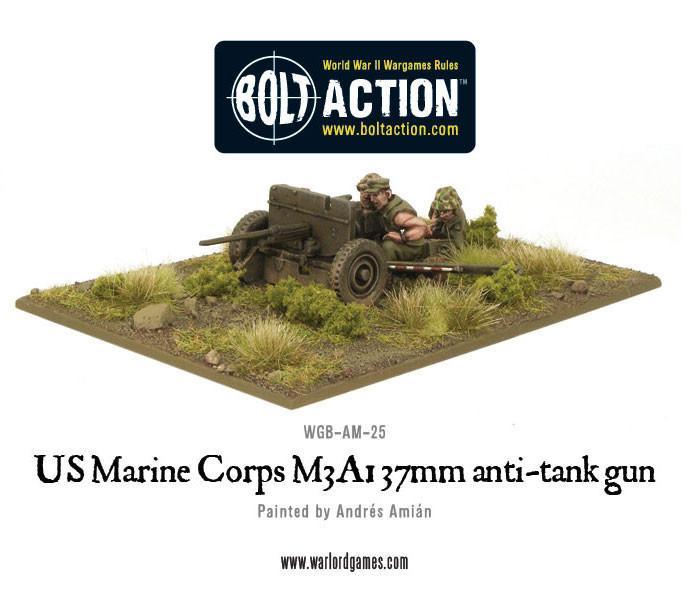 Bolt Action: USA: USMC M3A1 37mm Anti-Tank Gun 