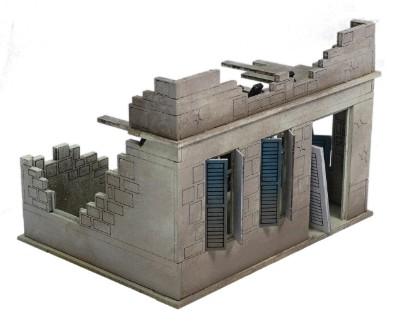 Bolt Action: Western Desert Scenery - Small Destroyed North African House 