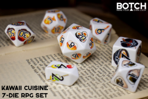 Botch: Kawaii Cuisine (7-Die RPG Set)