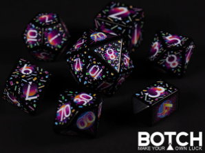Botch: Synth Nights (7-Die RPG Set)