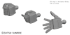Builders Parts HD (1/144): MS Hand 04 (EFSF Large)   