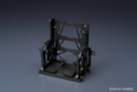 Builders Parts HD (Non Scale): System Base 001 (Gun Metal) 
