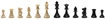 CHESS SET, TOURNAMENT W/BLACK BAG AND ROLL-UP - WE10-1120 [658956011207]