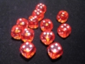 Chessex (23603): D6: 16mm: Translucent: Orange/White 