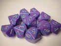 Chessex (25347): Polyhedral 7-Die Set: Speckled: Silver Tetra 