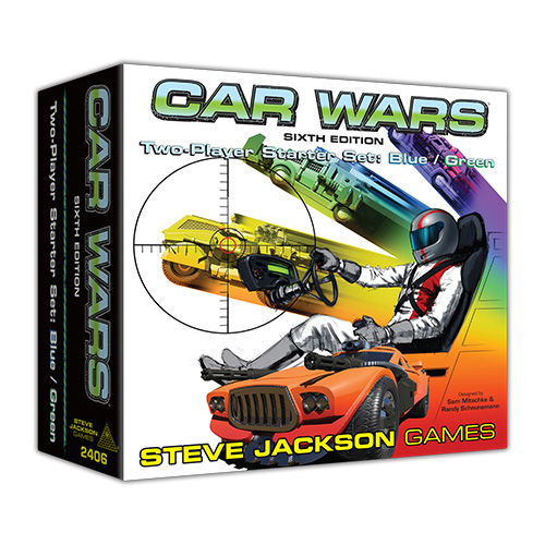 Car Wars: 2 Player Starter Set Blue/Green 