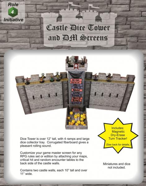 Castle Dice Tower & DM Screens 