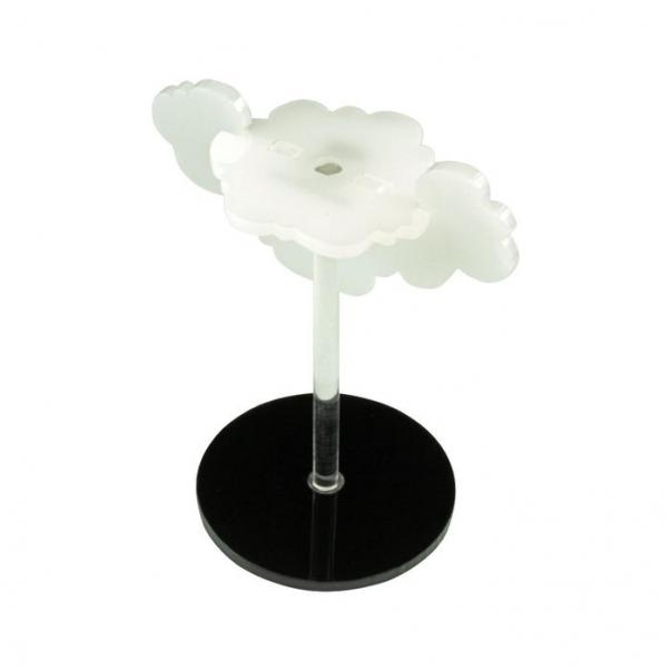 Character Mount: Flying Cloud with 2-inch Circle Base - Translucent White 