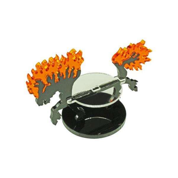 Character Mount: Nightmare Steed with 40mm Circular Base 