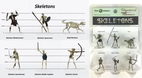 Characters of Adventure- Fantasy: Skeletons 