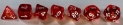 Chessex (23074): Polyhedral 7-Die Set: Translucent: Red/White - New Version 