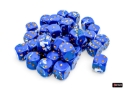 Chessex (24806): D6: 12mm: BRUSH: WAVEBREAK/GOLD 