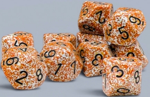 Chessex (25133): D10: Speckled: Rust