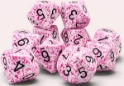 Chessex (25154): D10: Speckled: Pink 