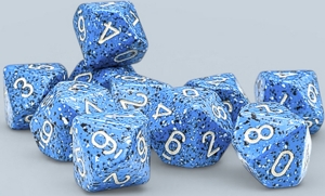 Chessex (25176): D10: Speckled: Ocean Stone