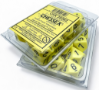 Chessex (25262): D10: Opaque: Pastel Yellow/Black (10) - CHX25262 [601982043117]