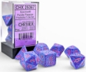 Chessex (25367): Polyhedral 7-Die Set: Speckled: Purple Passion 