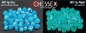 Chessex (27286): D10: Luminary: Sky/Silver 