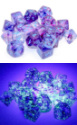 Chessex (27357): D10: Nebula: Nocturnal/Blue Luminary 