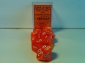 Chessex (27423): Polyhedral 7-Die Set: Vortex: Solar/White 