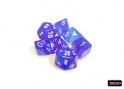 Chessex (27567): 7-Die Polyhedral Set: Nebula: Aura / White (Luminary) 