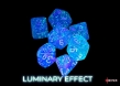 Chessex (27567): 7-Die Polyhedral Set: Nebula: Aura / White (Luminary) - CHX27567 [601982046170]