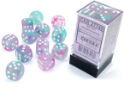 Chessex (27745): Nebula D6 16MM Wisteria/White Luminary (12) 