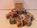Chessex (27841): D6: 12mm: Menagerie #8 Vibrant/Brown Festive 