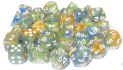Chessex (30001): Polyhedral 7-Die Set: Festive - Autumn and White 