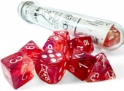 Chessex (30070): LAB DICE: Polyhedral 7-Die Set: Borrealis (Passion / White)  